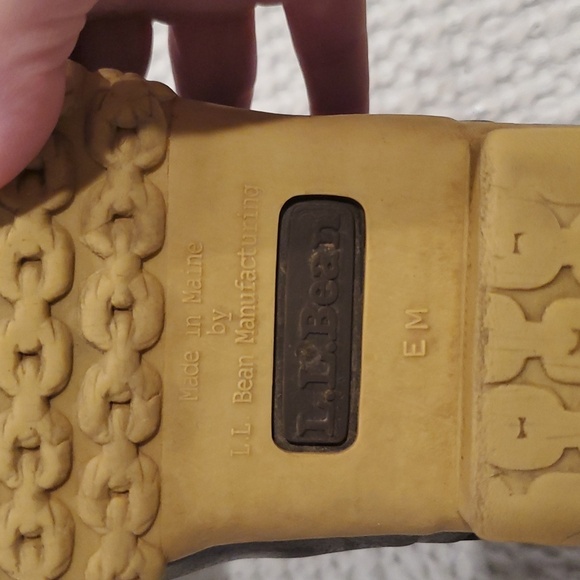 L.L. Bean Tan & Brown Rain/Snow Boots/Sturdy Sole & Comfortable (30) - Picture 7 of 10